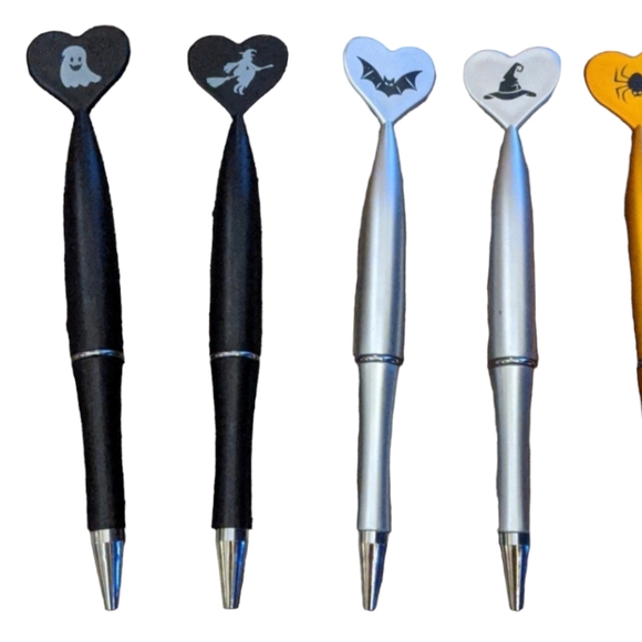 Set Of 8 Halloween Themed Pens Brand New Without Tags. - Picture 2 of 6